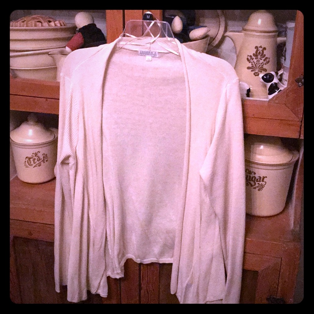 Off-white open cardigan size L